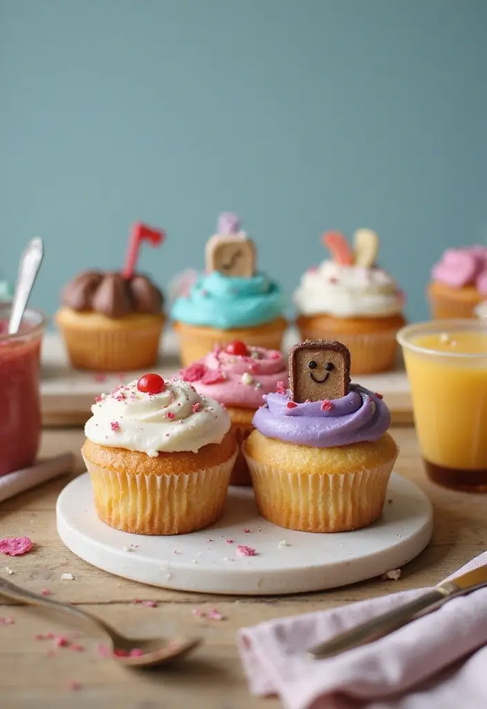 28 Twins Birthday Cake Ideas That Are Double The Fun - 16. Mini Cake Collection