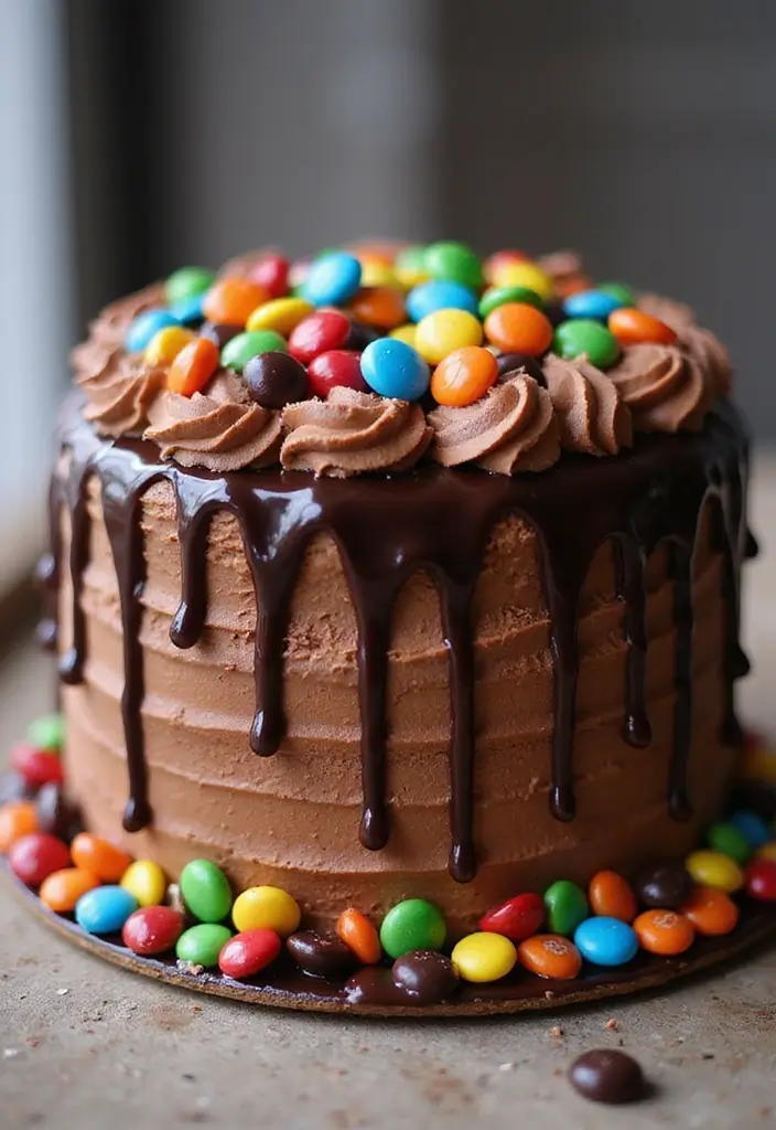 28 Twins Birthday Cake Ideas That Are Double The Fun - 17. Chocolate Drip Cakes