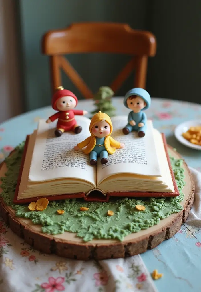 28 Twins Birthday Cake Ideas That Are Double The Fun - 8. Storybook Cakes