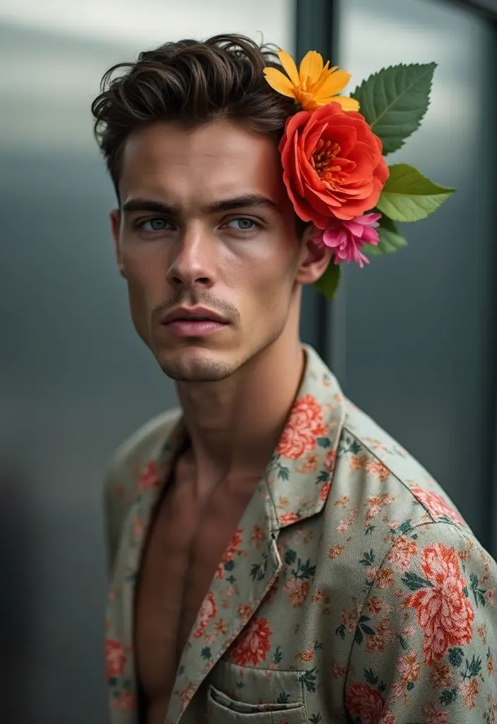 29 Boutineer Ideas That Elevate The Groom's Look - 26. Flower Clips