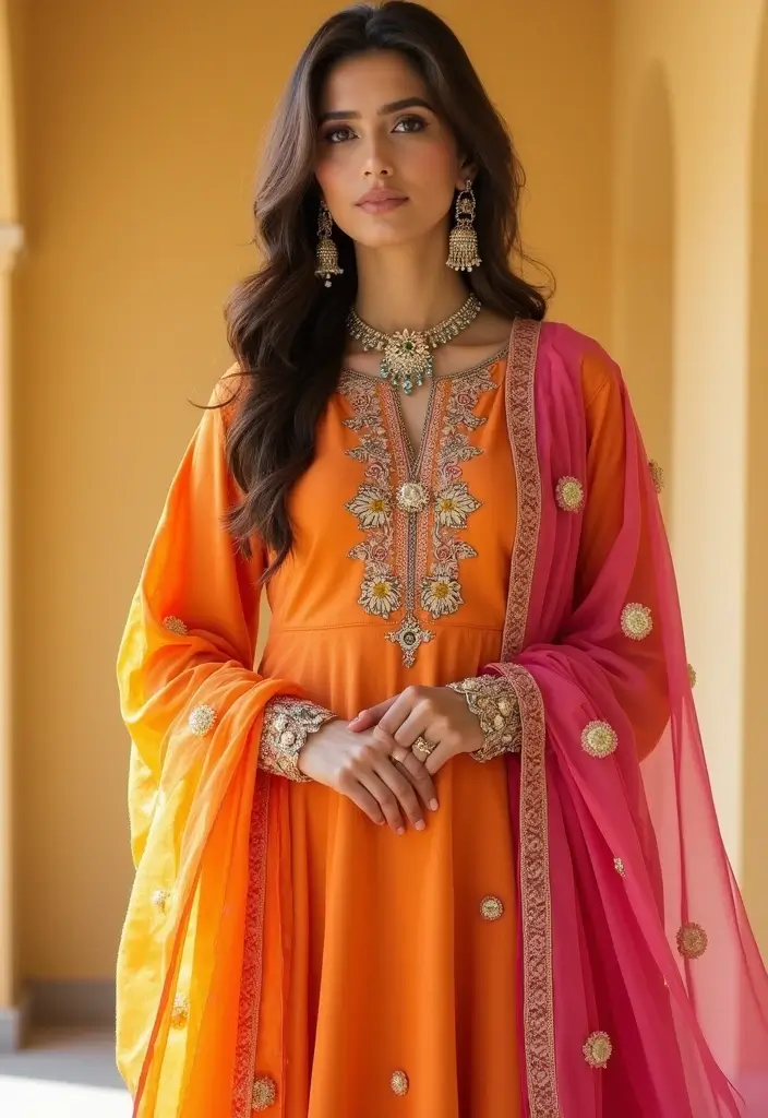 29 Engagement Outfit Ideas Indian Brides Will Love - 17. Cotton Gharara