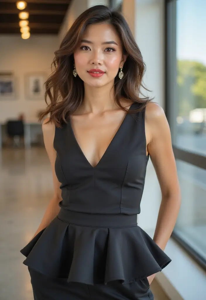 29 Engagement Outfit Ideas Indian Brides Will Love - 18. Peplum Top with Skirt