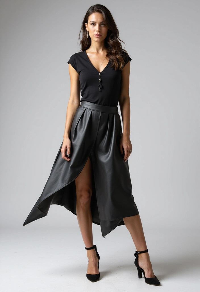 29 Engagement Outfit Ideas Indian Brides Will Love - 23. Asymmetrical Hem Skirt