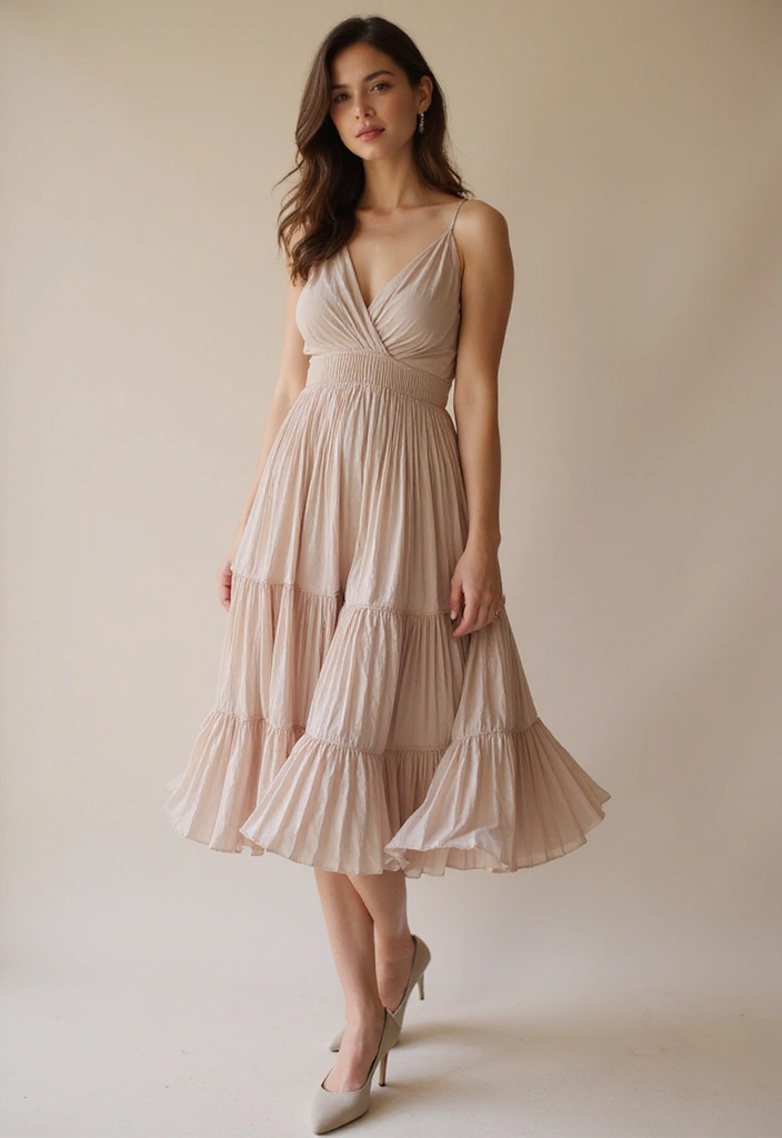 29 Engagement Outfit Ideas Indian Brides Will Love - 24. Pleated Layered Dress