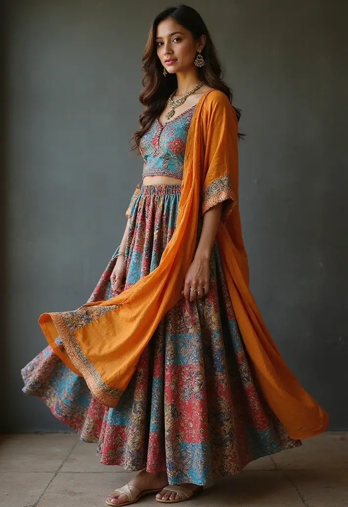29 Engagement Outfit Ideas Indian Brides Will Love - 3. Upcycled Anarkali