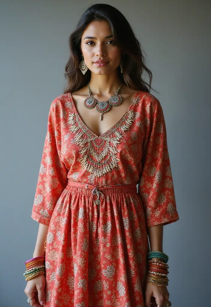 29 Engagement Outfit Ideas Indian Brides Will Love - 4. Handwoven Chanderi Dress