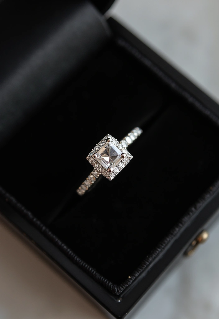 29 Engagement Ring Tray Ideas That Feel Elegant - 19. Classic Black Trays