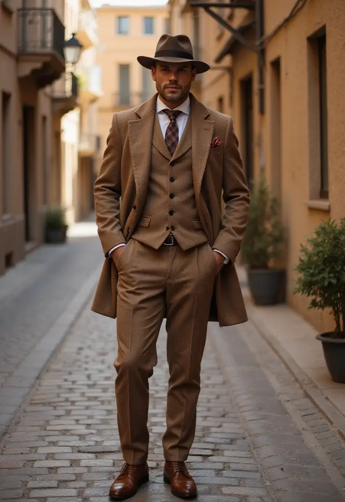 29 Grooms Outfit Ideas That Look Sharp and Stylish - 8. The Perfect Fedora