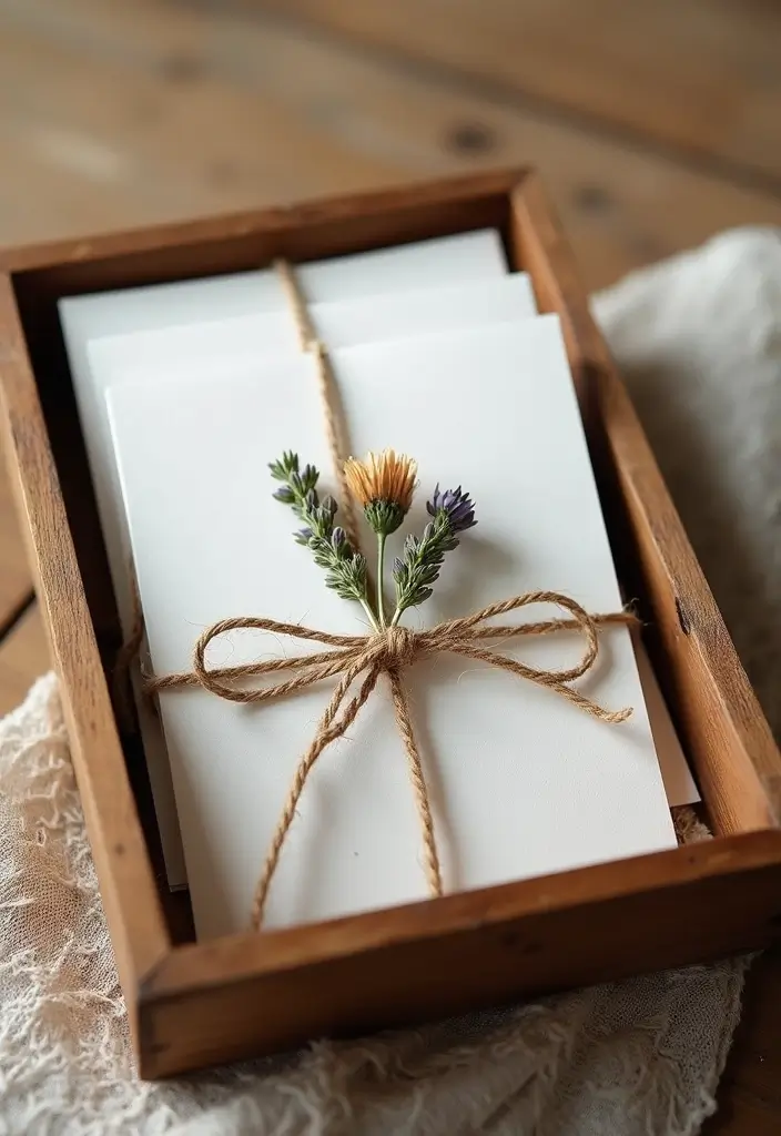 29 Invitation Box Ideas That Wow Recipients - 1. Seed Paper Invitations
