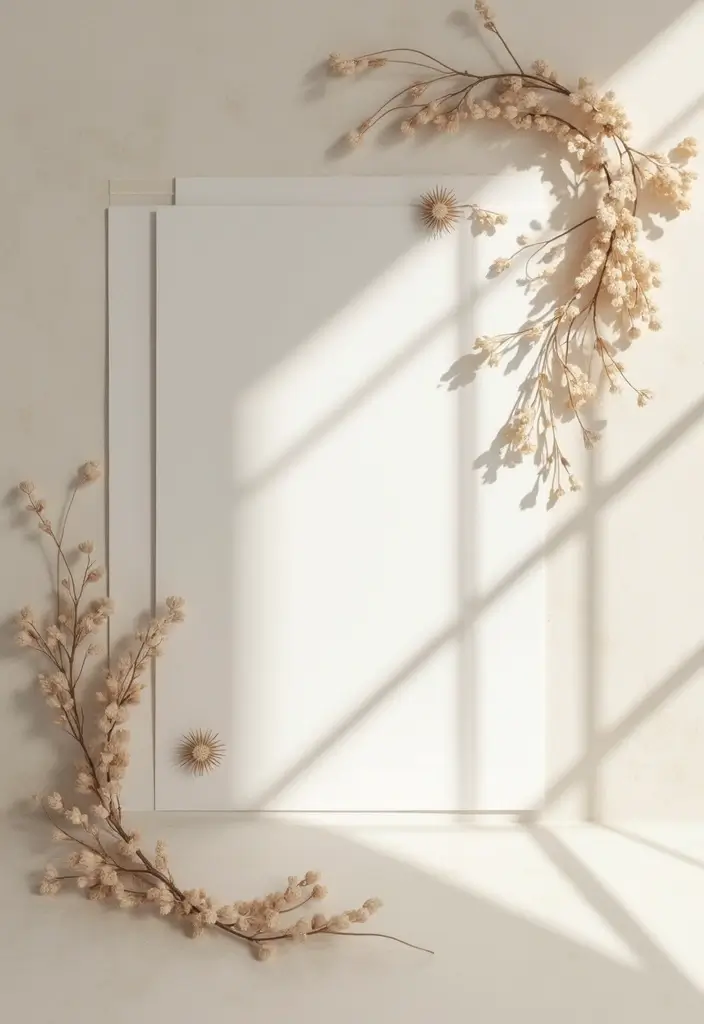 29 Invitation Box Ideas That Wow Recipients - 14. Minimalist Natural Invitations