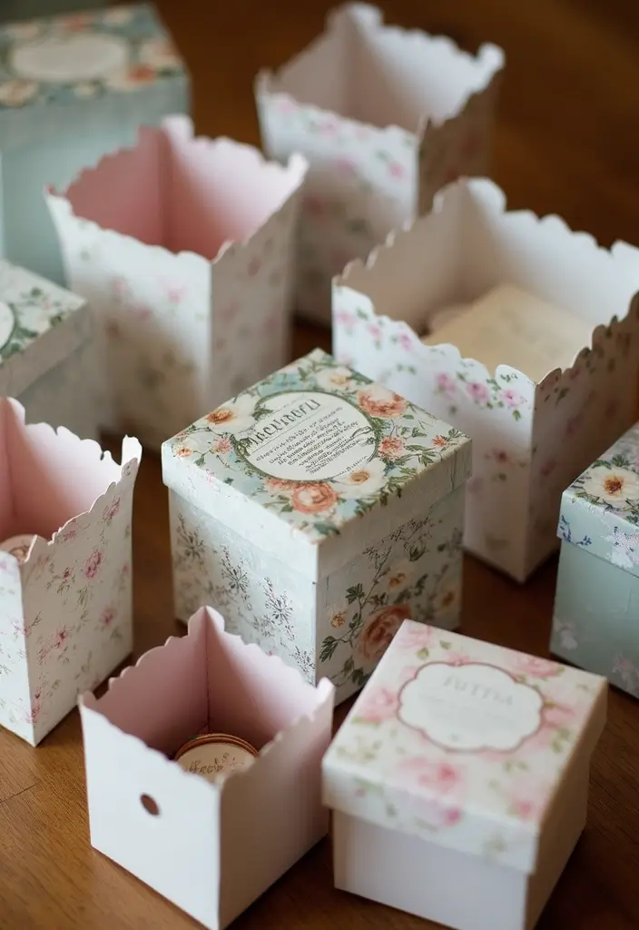 29 Invitation Box Ideas That Wow Recipients - 18. Paper Mâché Boxes