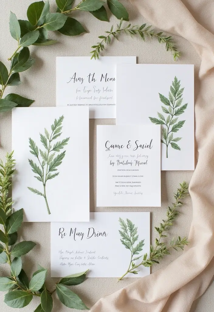 29 Invitation Box Ideas That Wow Recipients - 25. Botanical Prints