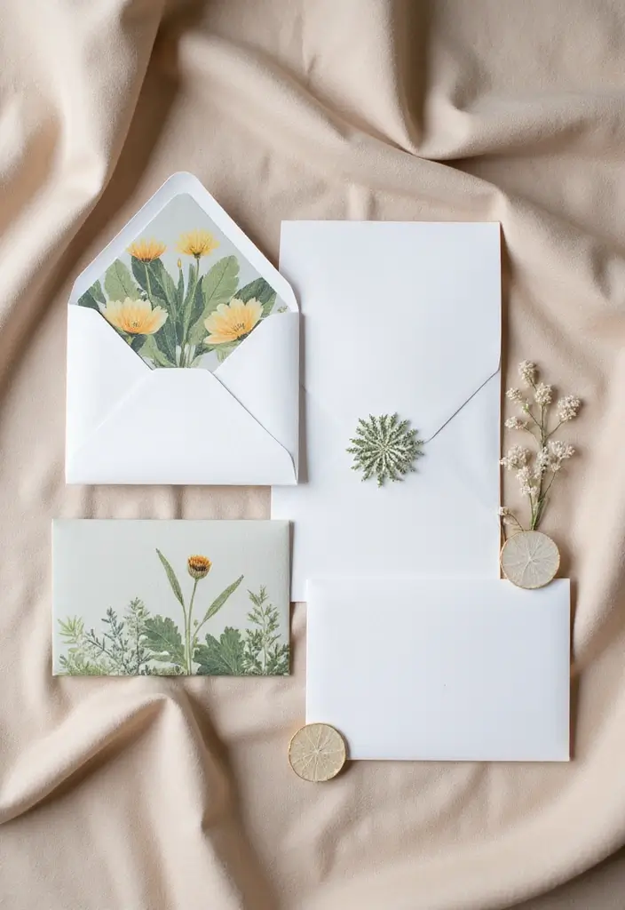 29 Invitation Box Ideas That Wow Recipients - 29. Eco-Conscious Envelopes