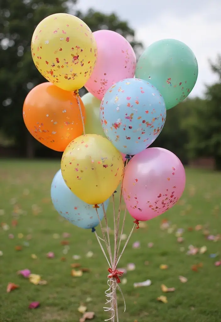 29 Mehndi Decoration Ideas Outdoor That Glow With Color - 29. Colorful Balloons with a Twist