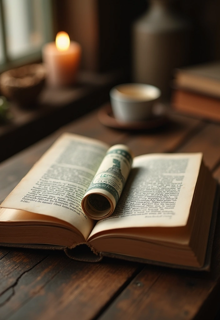 29 Money Packing Ideas For Wedding Gifts That Look Luxe - 11. Cash in a Vintage Book