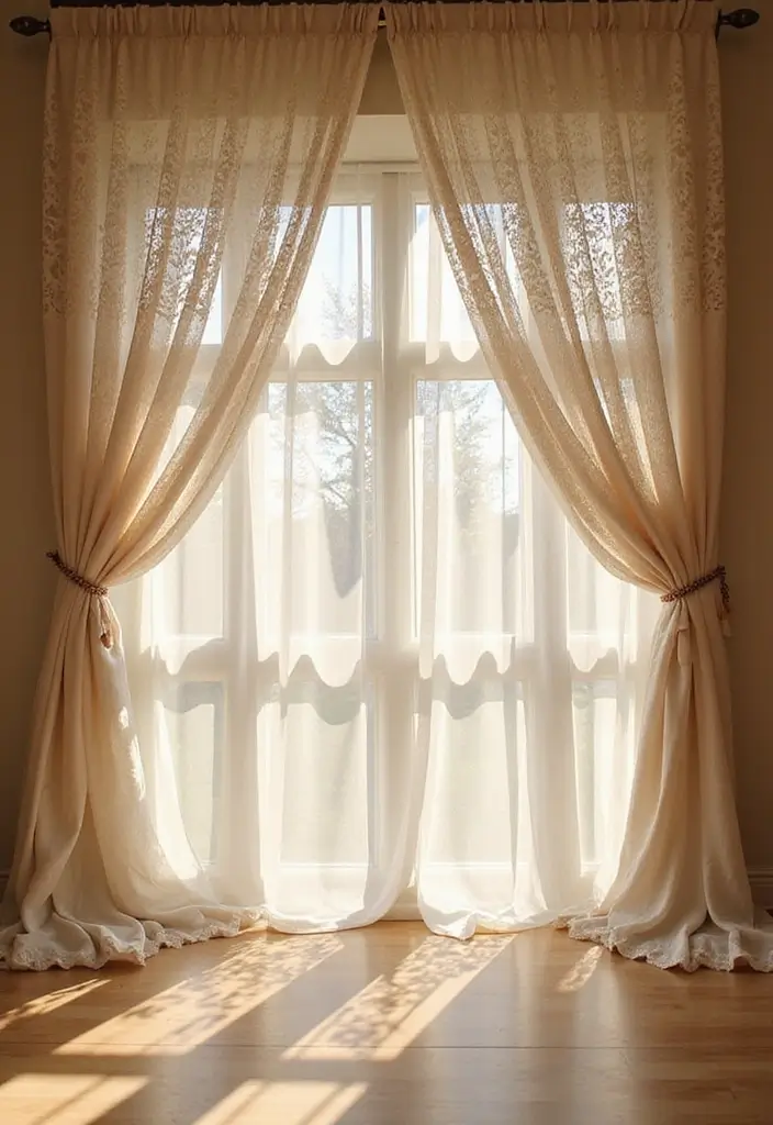 29 Wedding Drapery Ideas That Transform Any Venue - 26. Unique Cut-Out Patterns