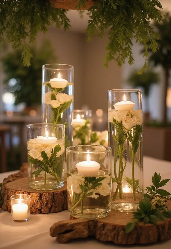 29 Welcome Bride Decoration Ideas That Say Wow - 18. Floating Floral Arrangements