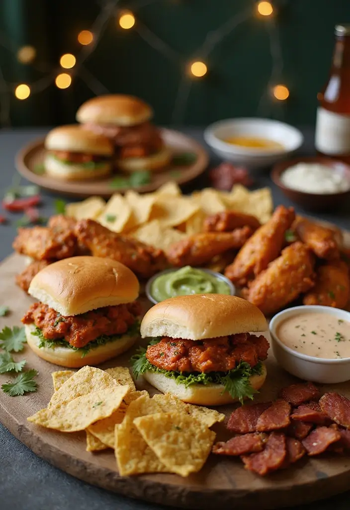 25 Bridal Shower Charcuterie Board Ideas That Guests Will Love - 11. Game Day Charcuterie Board