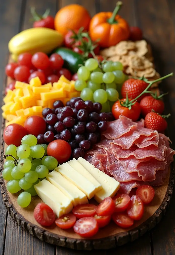 25 Bridal Shower Charcuterie Board Ideas That Guests Will Love - 25. Seasonal Harvest Board