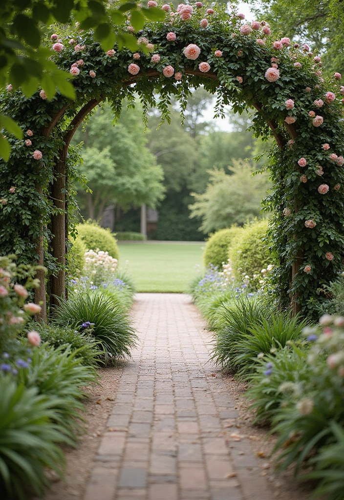 27 Bridal Entry Ideas Indian Style That Wow Guests - 18. Scenic Garden Path