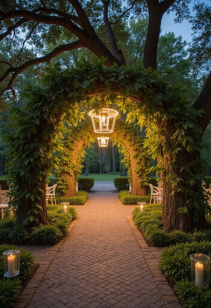 27 Bridal Entry Ideas Indian Style That Wow Guests - 24. Enchanted Tree Canopy