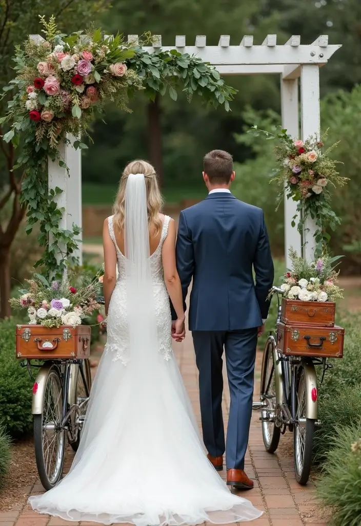 27 Bridal Entry Ideas Indian Style That Wow Guests - 5. Thematic Entry with Props