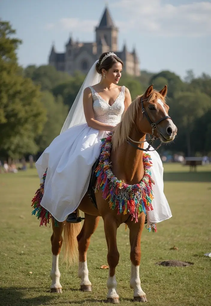 27 Bridal Entry Ideas Indian Style That Wow Guests - 7. Bride on a Horse