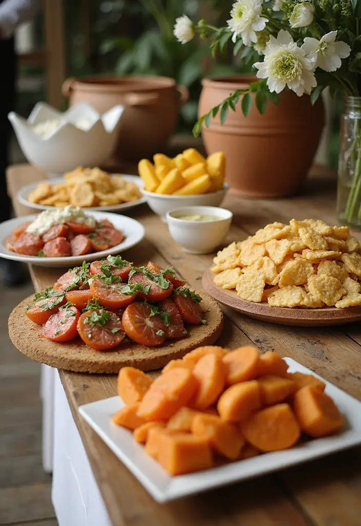 27 Wedding Ideas Indoor That Feel Cozy and Stylish - 10. Interactive Food Stations