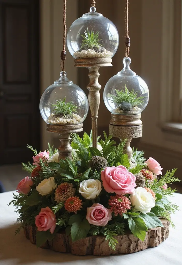 27 Wedding Ideas Indoor That Feel Cozy and Stylish - 8. Artistic Centerpieces