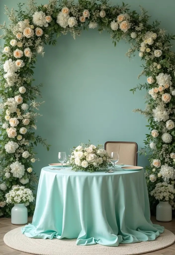 27 Winter Wedding Color Ideas That Feel Cozy And Luxe - 10. Teal and Cream