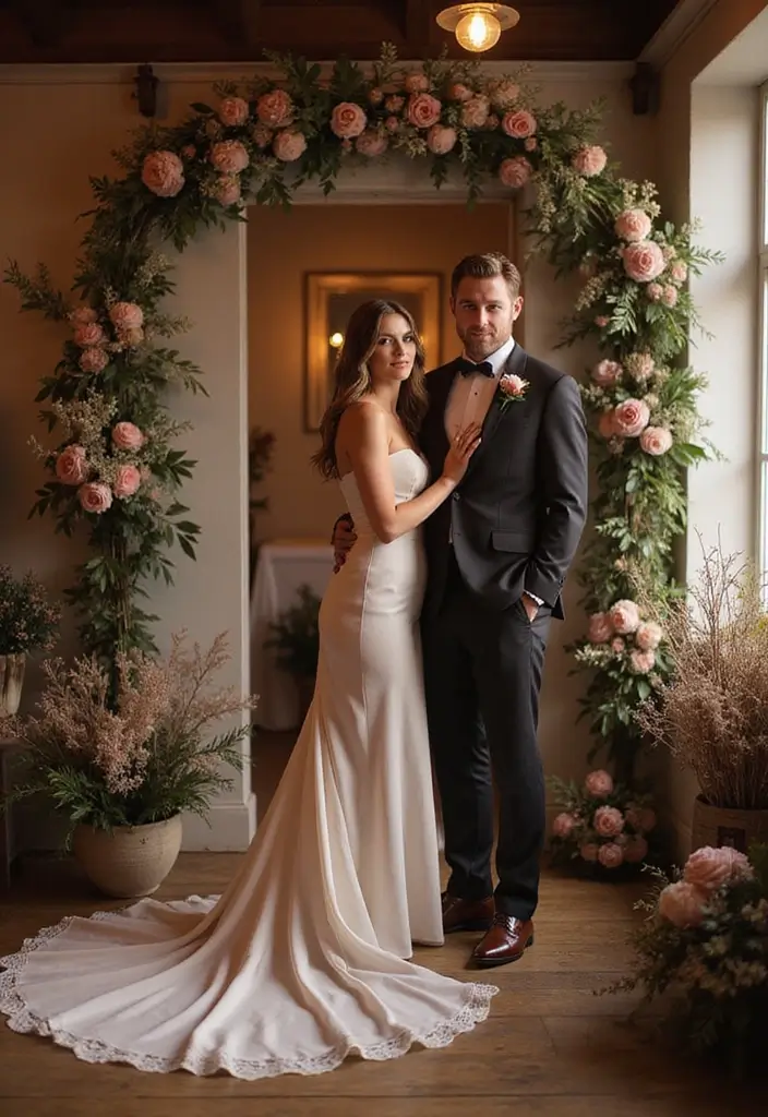 27 Winter Wedding Color Ideas That Feel Cozy And Luxe - 11. Chocolate Brown and Blush