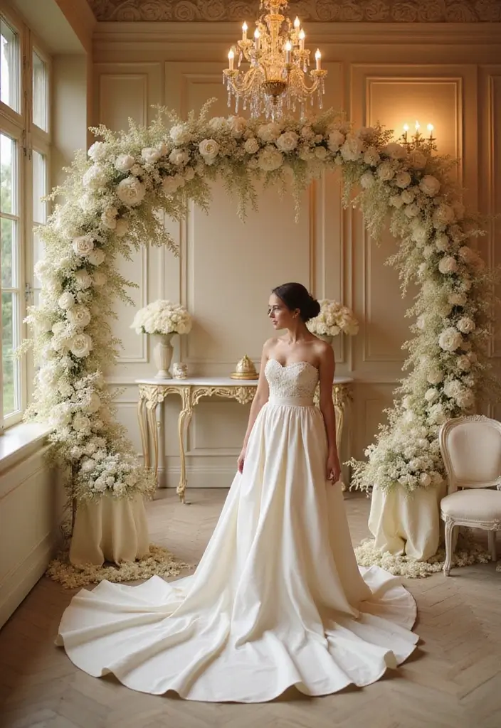 27 Winter Wedding Color Ideas That Feel Cozy And Luxe - 20. Ivory and Gold