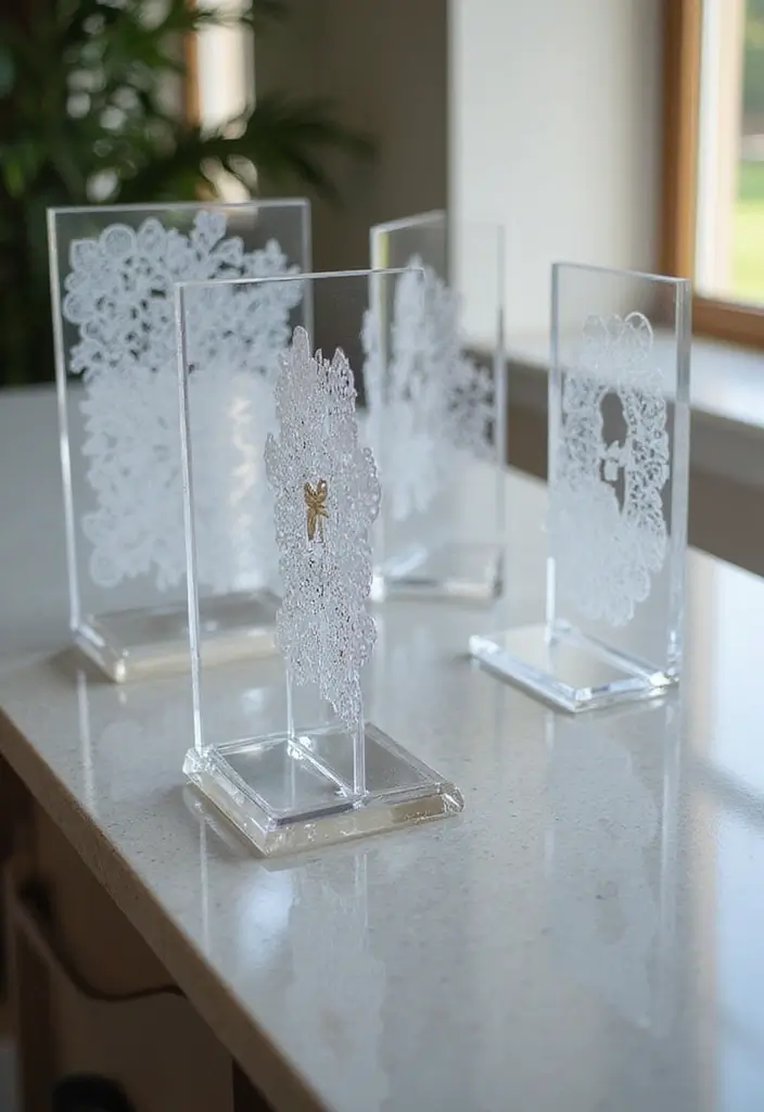 28 Anniversary Cards Ideas To Express True Love - 11. Acrylic Cards