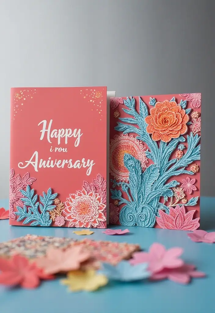 28 Anniversary Cards Ideas To Express True Love - 20. 3D Printed Cards