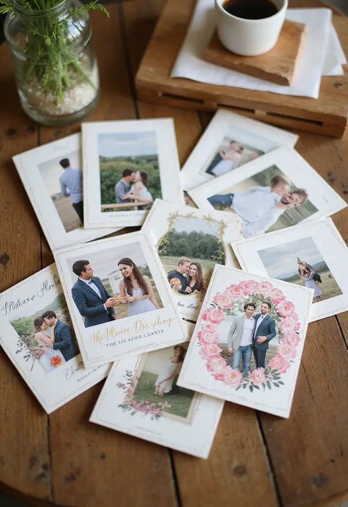 28 Anniversary Cards Ideas To Express True Love - 8. Postcard Style Cards