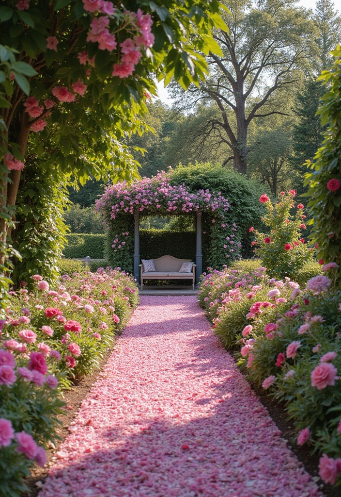 28 Backyard Proposal Ideas That Feel Private And Sweet - 2. Flower Garden Surprise