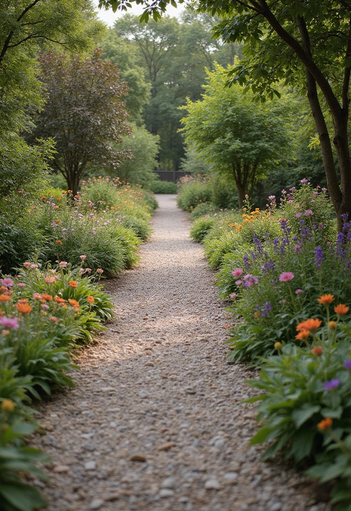 28 Backyard Proposal Ideas That Feel Private And Sweet - 24. Creative Garden Pathway