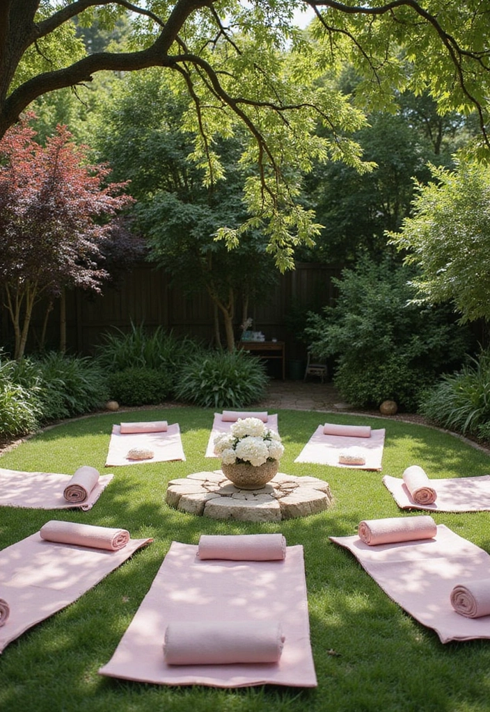 28 Backyard Proposal Ideas That Feel Private And Sweet - 25. Intimate Yoga Session