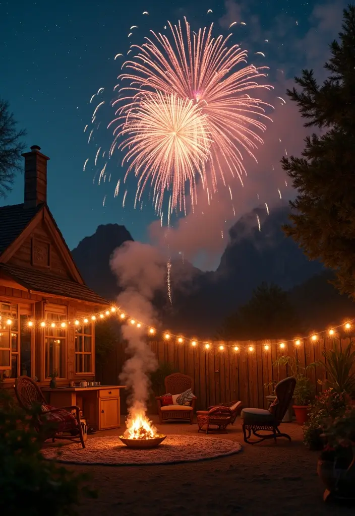 28 Backyard Proposal Ideas That Feel Private And Sweet - 8. Fireworks Show