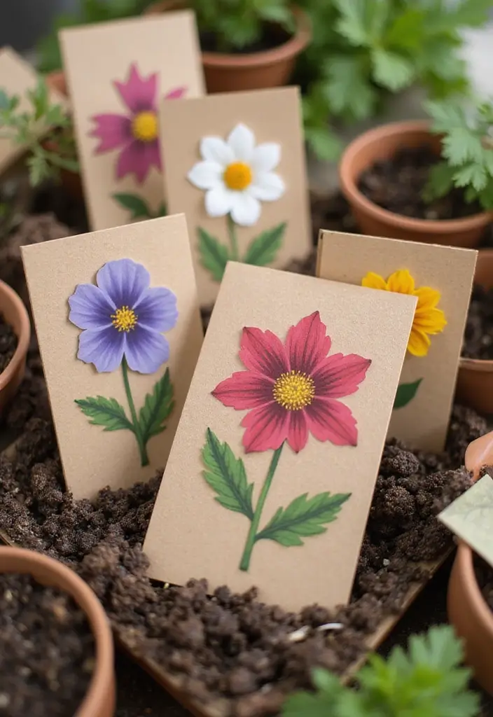 28 Eco-Friendly Bridesmaid Proposal Ideas That Are Cute and Meaningful - 1. Plantable Seed Paper Cards