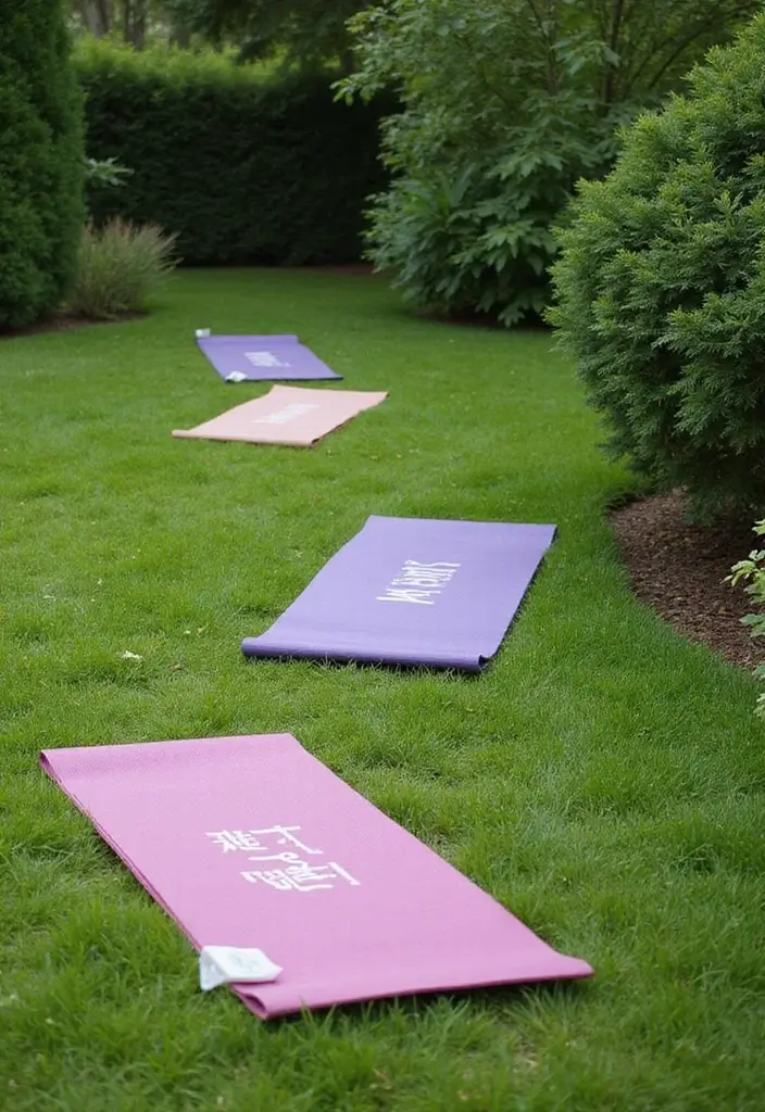 28 Eco-Friendly Bridesmaid Proposal Ideas That Are Cute and Meaningful - 18. Personalized Yoga Mats