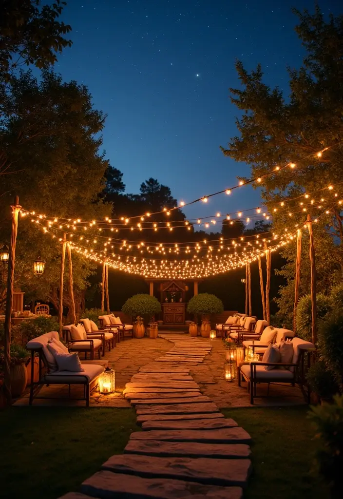 28 Fairytale Bridal Shower Ideas Straight Out Of A Dream - 11. Starlit Evening Soiree
