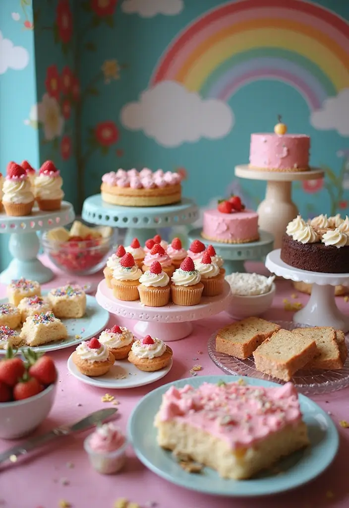 28 Fairytale Bridal Shower Ideas Straight Out Of A Dream - 13. Enchanted Dessert Table