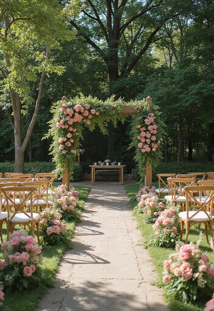 28 Fairytale Bridal Shower Ideas Straight Out Of A Dream - 27. Enchanted Garden Ceremony