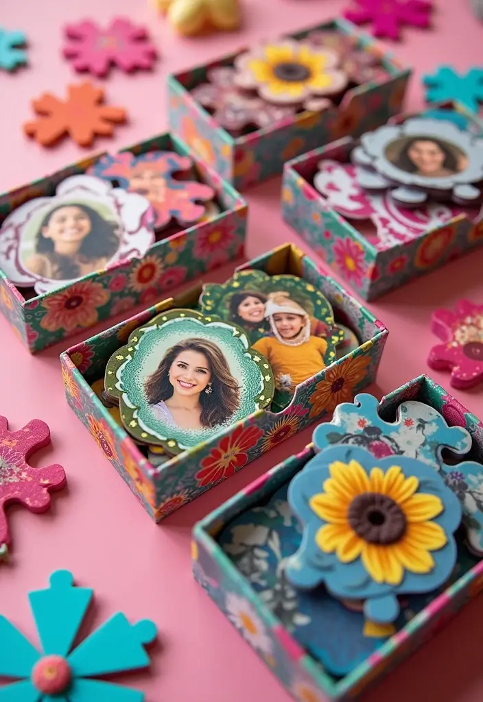 28 Quince Recuerdos Ideas For Guests To Treasure - 19. Themed Puzzle Favors