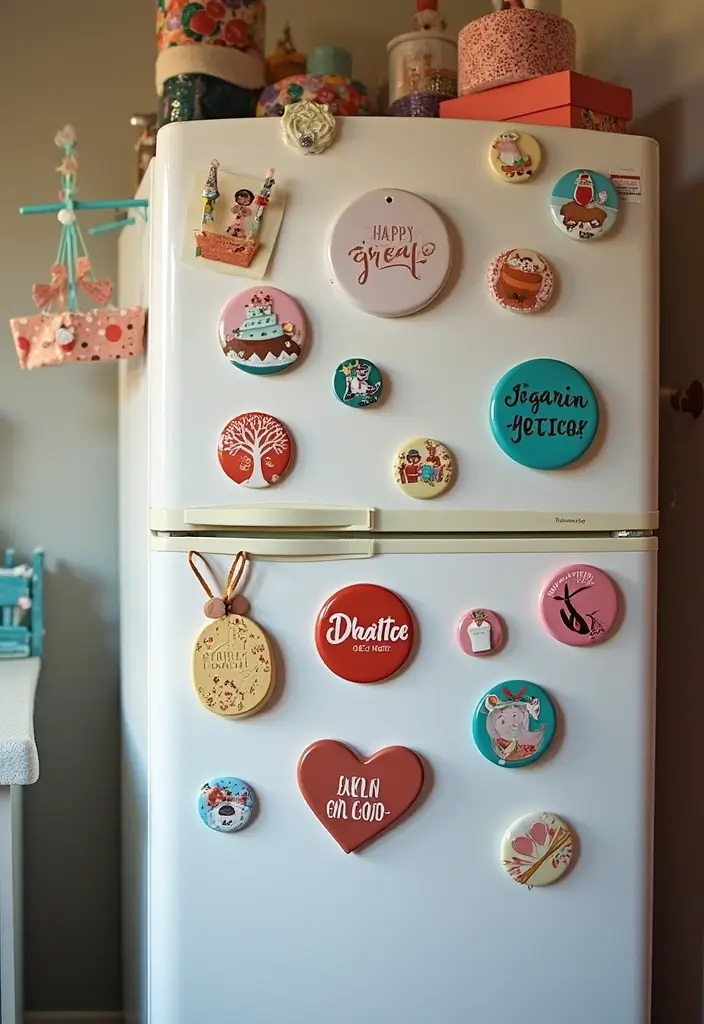 28 Quince Recuerdos Ideas For Guests To Treasure - 24. Decorative Magnets