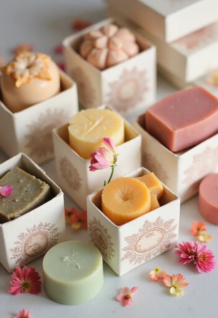 28 Quince Recuerdos Ideas For Guests To Treasure - 6. Handmade Soap Favors