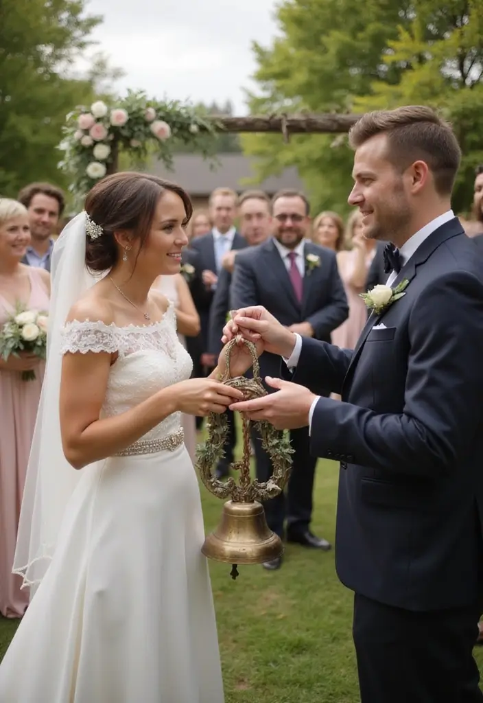 28 Something Borrowed Ideas That Add Meaning to Your Day - 25. Borrowed Wedding Bells