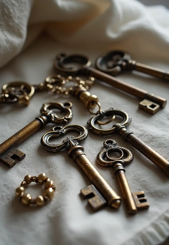 28 Wedding Favor Ideas DIY And Budget Friendly - 25. Vintage Keys