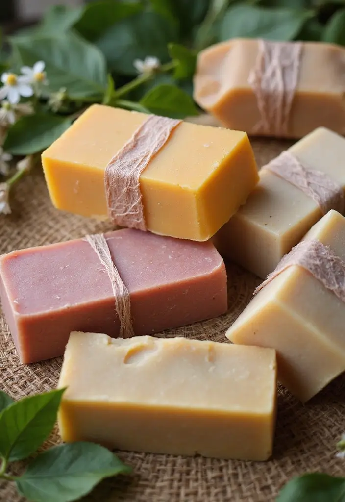 28 Wedding Favor Ideas DIY And Budget Friendly - 4. Handcrafted Soaps